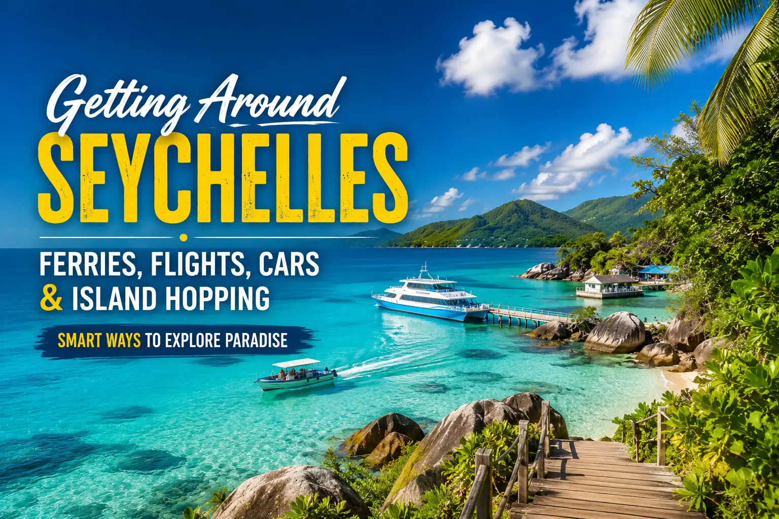Is Seychelles Island Hopping Worth It? Yes, if your trip is long enough to make each transfer worthwhile. Mahé, Praslin and La Digue offer different experiences, so combining them can give travellers a broader view of Seychelles. However, visiting more islands is not automatically better. On a short holiday, spending too much time packing, checking out and transferring can reduce the time available for beaches, nature and relaxation. Best planning principle Choose your islands first, then check current transportation schedules, hotel locations and your international flight times before confirming the route. Mahé Main gateway & variety Praslin Beaches & nature La Digue Cycling & relaxed travel Best Approach Fewer islands, better pace Start With The Destination Understand Seychelles Before Planning Island Hopping Before choosing ferry connections or hotel nights, understand the destination as a whole. The main Seychelles guide covers the broader destination, including islands, beaches, activities and practical trip planning. Read the Complete Seychelles Travel Guide → Compare The Islands Mahé vs Praslin vs La Digue Island Best For What Makes It Different? Mahé First-time visitors, variety, hiking and culture The main gateway with beaches, mountains, Victoria and a wide choice of accommodation and services. Praslin Beaches, nature and couples A quieter island experience with major natural attractions and easy access to other islands. La Digue Cycling, beaches and relaxed travel Compact, slower-paced and famous for granite landscapes and coastal scenery. Island 01 Mahé — The Best Starting Point Mahé is the main international gateway to Seychelles and often the first island travellers experience. It combines beaches with mountain scenery, hiking, local culture and a broad choice of accommodation. Best For First-Time Visitors Mahé provides a practical introduction to Seychelles and can work well as both an arrival point and an island base. Nature Hiking & Mountains Travellers who want more than beaches can combine coastal time with nature and hiking experiences. Culture Victoria & Local Life Explore the capital and experience a different side of Seychelles beyond resorts and beaches. Explore the Mahé Guide → Island 02 Praslin — Beaches & Nature Praslin is a strong choice for travellers who want beautiful beaches, nature and a slower pace. It can work particularly well as the second island after Mahé. Beach Time Praslin is well suited to travellers who want to dedicate several days to beaches and relaxed coastal experiences. Nature Combine beach days with a nature-focused visit instead of treating Praslin as only a beach destination. Island Connections Its position can make Praslin a useful base for travellers building a multi-island itinerary. Explore the Praslin Guide → Island 03 La Digue — Slow Down and Explore La Digue is particularly appealing to travellers who want a slower island atmosphere. Cycling, beaches and granite landscapes are among the reasons visitors add it to longer Seychelles itineraries. When should you add La Digue? If you have enough nights to avoid rushing between islands, La Digue can add a distinctly different experience to a Mahé and Praslin trip. Explore the La Digue Guide → Classic Route Mahé → Praslin → La Digue This is a common structure for a longer first trip because each island offers a different style of experience. 01 · ARRIVAL Mahé Arrive, recover from the international journey and explore the main island without overloading your first day. Mahé Guide → 02 · BEACH & NATURE Praslin Spend several days combining beaches, nature and a more relaxed island atmosphere. Praslin Guide → 03 · RELAX La Digue Finish with cycling, beaches and a slower pace before returning toward your departure point. La Digue Guide → Trip Length How Many Nights Do You Need? 3–4 Nights One Island Keep the trip simple. Too many transfers can consume a large part of a short holiday. 5–7 Nights Two Islands A good balance between variety and relaxed travel for many short Seychelles holidays. 8–10 Nights Two or Three Islands Three islands become more practical when the transport schedule works comfortably with your hotel stays. 11–14 Nights Three Islands A longer stay gives you more room for full days, weather flexibility and a slower pace. Transportation How to Plan Island Transfers Transportation should be planned together with your accommodation and international flights. Do not build the entire itinerary from a map alone. Check Current Schedules Ferry and flight schedules can change. Verify the current service for your exact travel date. Protect Your International Flight Avoid making your international departure depend on an overly tight same-day island connection. Match Hotels to Transfers Consider where your accommodation is located and how you will reach the departure point. Allow for Luggage Check the current baggage conditions with the transportation provider before travelling between islands. Explore Seychelles Ferry Options → Sample Planning Seychelles Island-Hopping Itineraries 5 Nights Mahé + Praslin Spend approximately three nights on Mahé followed by two nights on Praslin for a simple two-island trip. 7 Nights Mahé + Praslin + La Digue A three-island option for travellers who want variety and are comfortable with additional transfers. 10 Nights Mahé + Praslin + La Digue A more comfortable three-island structure with enough time to experience each location. Use the Seychelles Destination Guide to Build Your Trip → Choose Your Pace Two Islands or Three? Choose Two Islands When... Your holiday is short, you prefer longer beach days, you are travelling with young children or you simply want less packing and fewer transfers. Choose Three Islands When... You have enough nights, each island adds something meaningful, and transportation fits comfortably with your accommodation and international flight schedule. The better itinerary is not always the longer itinerary. A relaxed two-island holiday can provide a better experience than a rushed three-island trip. Accommodation Where Should You Stay? Choose accommodation according to the island experience you want and the transportation required to reach your activities. Mahé Consider airport access, beaches, restaurants, activities and whether you want to explore different parts of the island. Praslin Look at beach access, nature attractions and how easily your chosen accommodation connects with your itinerary. La Digue Location can matter for cycling and daily exploration, so choose a property that matches your preferred pace. Explore Seychelles Hotels → For Couples Island Hopping for a Seychelles Honeymoon Couples often benefit from a slower itinerary. Instead of changing hotels every one or two nights, choose islands that add a genuinely different experience. Keep Transfer Days Light Avoid placing your most important excursion immediately after an island transfer. Protect Free Time Leave afternoons or entire days open for beaches, dining and enjoying your accommodation. Choose the Final Island Carefully Make the final accommodation practical for your departure schedule. Explore Seychelles Holiday Packages → For Families Is Seychelles Island Hopping Good for Families? It can be, but family itineraries generally benefit from fewer hotel changes, comfortable transportation connections and enough downtime. Short Family Trip Consider two islands rather than trying to cover everything. A simpler itinerary can reduce unnecessary packing and transfers. Longer Family Trip With more than a week, three islands can work when each stay is long enough for the family to settle in. Avoid These Mistakes Common Seychelles Island-Hopping Mistakes Too Many One-Night Stays Frequent check-ins can take away from the actual holiday experience. Planning Only From a Map Geographic distance does not tell you the complete transportation story. Tight Airport Connections Give yourself sensible time between your final island and international flight. Ignoring Hotel Location A beautiful property can still be inconvenient for your planned activities. Over-Scheduling Leave space for weather changes and spontaneous beach time. Using Outdated Schedules Verify current transportation information before travelling. Continue Planning More Seychelles Travel Resources Destination Seychelles Travel Guide Start with the main destination guide for a broader understanding of Seychelles. Read the Seychelles Guide → Planning Best Time to Visit Seychelles Consider seasonal conditions when deciding your travel dates. Read the Best Time Guide → Accommodation Seychelles Hotels Explore accommodation options before finalising your island route. Explore Hotels →