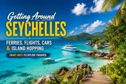 Is Seychelles Island Hopping Worth It? Yes, if your trip is long enough to make each transfer worthwhile. Mahé, Praslin and La Digue offer different experiences, so combining them can give travellers a broader view of Seychelles. However, visiting more islands is not automatically better. On a short holiday, spending too much time packing, checking out and transferring can reduce the time available for beaches, nature and relaxation. Best planning principle Choose your islands first, then check current transportation schedules, hotel locations and your international flight times before confirming the route. Mahé Main gateway & variety Praslin Beaches & nature La Digue Cycling & relaxed travel Best Approach Fewer islands, better pace Start With The Destination Understand Seychelles Before Planning Island Hopping Before choosing ferry connections or hotel nights, understand the destination as a whole. The main Seychelles guide covers the broader destination, including islands, beaches, activities and practical trip planning. Read the Complete Seychelles Travel Guide → Compare The Islands Mahé vs Praslin vs La Digue Island Best For What Makes It Different? Mahé First-time visitors, variety, hiking and culture The main gateway with beaches, mountains, Victoria and a wide choice of accommodation and services. Praslin Beaches, nature and couples A quieter island experience with major natural attractions and easy access to other islands. La Digue Cycling, beaches and relaxed travel Compact, slower-paced and famous for granite landscapes and coastal scenery. Island 01 Mahé — The Best Starting Point Mahé is the main international gateway to Seychelles and often the first island travellers experience. It combines beaches with mountain scenery, hiking, local culture and a broad choice of accommodation. Best For First-Time Visitors Mahé provides a practical introduction to Seychelles and can work well as both an arrival point and an island base. Nature Hiking & Mountains Travellers who want more than beaches can combine coastal time with nature and hiking experiences. Culture Victoria & Local Life Explore the capital and experience a different side of Seychelles beyond resorts and beaches. Explore the Mahé Guide → Island 02 Praslin — Beaches & Nature Praslin is a strong choice for travellers who want beautiful beaches, nature and a slower pace. It can work particularly well as the second island after Mahé. Beach Time Praslin is well suited to travellers who want to dedicate several days to beaches and relaxed coastal experiences. Nature Combine beach days with a nature-focused visit instead of treating Praslin as only a beach destination. Island Connections Its position can make Praslin a useful base for travellers building a multi-island itinerary. Explore the Praslin Guide → Island 03 La Digue — Slow Down and Explore La Digue is particularly appealing to travellers who want a slower island atmosphere. Cycling, beaches and granite landscapes are among the reasons visitors add it to longer Seychelles itineraries. When should you add La Digue? If you have enough nights to avoid rushing between islands, La Digue can add a distinctly different experience to a Mahé and Praslin trip. Explore the La Digue Guide → Classic Route Mahé → Praslin → La Digue This is a common structure for a longer first trip because each island offers a different style of experience. 01 · ARRIVAL Mahé Arrive, recover from the international journey and explore the main island without overloading your first day. Mahé Guide → 02 · BEACH & NATURE Praslin Spend several days combining beaches, nature and a more relaxed island atmosphere. Praslin Guide → 03 · RELAX La Digue Finish with cycling, beaches and a slower pace before returning toward your departure point. La Digue Guide → Trip Length How Many Nights Do You Need? 3–4 Nights One Island Keep the trip simple. Too many transfers can consume a large part of a short holiday. 5–7 Nights Two Islands A good balance between variety and relaxed travel for many short Seychelles holidays. 8–10 Nights Two or Three Islands Three islands become more practical when the transport schedule works comfortably with your hotel stays. 11–14 Nights Three Islands A longer stay gives you more room for full days, weather flexibility and a slower pace. Transportation How to Plan Island Transfers Transportation should be planned together with your accommodation and international flights. Do not build the entire itinerary from a map alone. Check Current Schedules Ferry and flight schedules can change. Verify the current service for your exact travel date. Protect Your International Flight Avoid making your international departure depend on an overly tight same-day island connection. Match Hotels to Transfers Consider where your accommodation is located and how you will reach the departure point. Allow for Luggage Check the current baggage conditions with the transportation provider before travelling between islands. Explore Seychelles Ferry Options → Sample Planning Seychelles Island-Hopping Itineraries 5 Nights Mahé + Praslin Spend approximately three nights on Mahé followed by two nights on Praslin for a simple two-island trip. 7 Nights Mahé + Praslin + La Digue A three-island option for travellers who want variety and are comfortable with additional transfers. 10 Nights Mahé + Praslin + La Digue A more comfortable three-island structure with enough time to experience each location. Use the Seychelles Destination Guide to Build Your Trip → Choose Your Pace Two Islands or Three? Choose Two Islands When... Your holiday is short, you prefer longer beach days, you are travelling with young children or you simply want less packing and fewer transfers. Choose Three Islands When... You have enough nights, each island adds something meaningful, and transportation fits comfortably with your accommodation and international flight schedule. The better itinerary is not always the longer itinerary. A relaxed two-island holiday can provide a better experience than a rushed three-island trip. Accommodation Where Should You Stay? Choose accommodation according to the island experience you want and the transportation required to reach your activities. Mahé Consider airport access, beaches, restaurants, activities and whether you want to explore different parts of the island. Praslin Look at beach access, nature attractions and how easily your chosen accommodation connects with your itinerary. La Digue Location can matter for cycling and daily exploration, so choose a property that matches your preferred pace. Explore Seychelles Hotels → For Couples Island Hopping for a Seychelles Honeymoon Couples often benefit from a slower itinerary. Instead of changing hotels every one or two nights, choose islands that add a genuinely different experience. Keep Transfer Days Light Avoid placing your most important excursion immediately after an island transfer. Protect Free Time Leave afternoons or entire days open for beaches, dining and enjoying your accommodation. Choose the Final Island Carefully Make the final accommodation practical for your departure schedule. Explore Seychelles Holiday Packages → For Families Is Seychelles Island Hopping Good for Families? It can be, but family itineraries generally benefit from fewer hotel changes, comfortable transportation connections and enough downtime. Short Family Trip Consider two islands rather than trying to cover everything. A simpler itinerary can reduce unnecessary packing and transfers. Longer Family Trip With more than a week, three islands can work when each stay is long enough for the family to settle in. Avoid These Mistakes Common Seychelles Island-Hopping Mistakes Too Many One-Night Stays Frequent check-ins can take away from the actual holiday experience. Planning Only From a Map Geographic distance does not tell you the complete transportation story. Tight Airport Connections Give yourself sensible time between your final island and international flight. Ignoring Hotel Location A beautiful property can still be inconvenient for your planned activities. Over-Scheduling Leave space for weather changes and spontaneous beach time. Using Outdated Schedules Verify current transportation information before travelling. Continue Planning More Seychelles Travel Resources Destination Seychelles Travel Guide Start with the main destination guide for a broader understanding of Seychelles. Read the Seychelles Guide → Planning Best Time to Visit Seychelles Consider seasonal conditions when deciding your travel dates. Read the Best Time Guide → Accommodation Seychelles Hotels Explore accommodation options before finalising your island route. Explore Hotels →